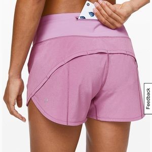 Purple speed up shorts